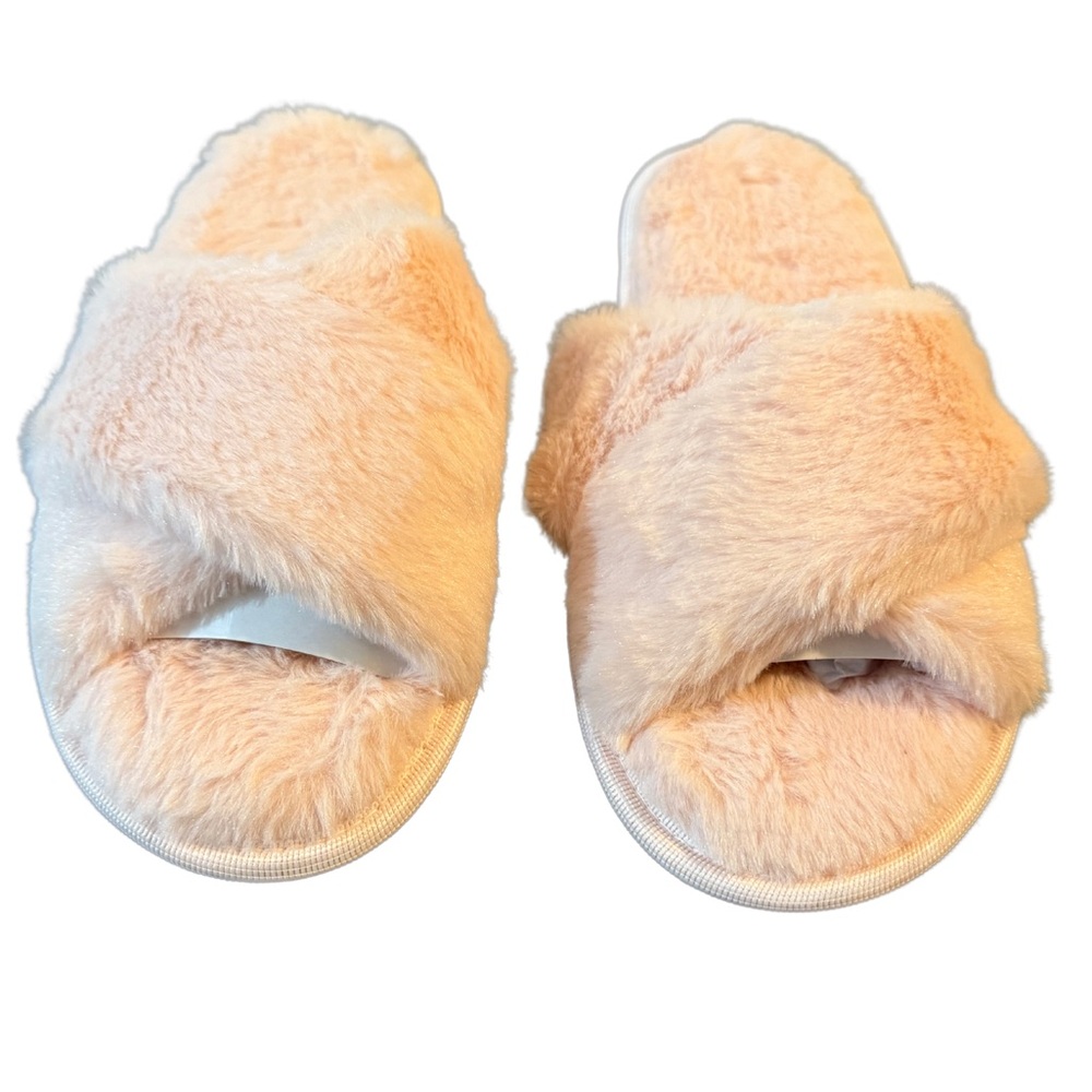 Victoria’s Secret Open Toe Faux Fur Slippers - Picture 7 of 9